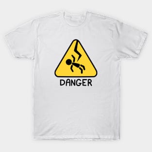 DANGER - (Electrocuted Person) T-Shirt